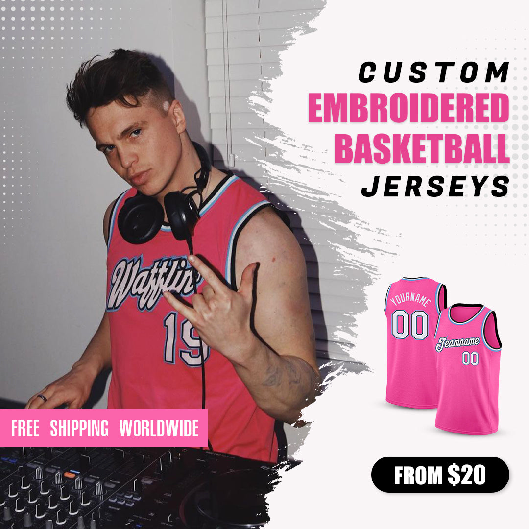 Where is a place to get custom basketball pink jerseys made? FansCustom