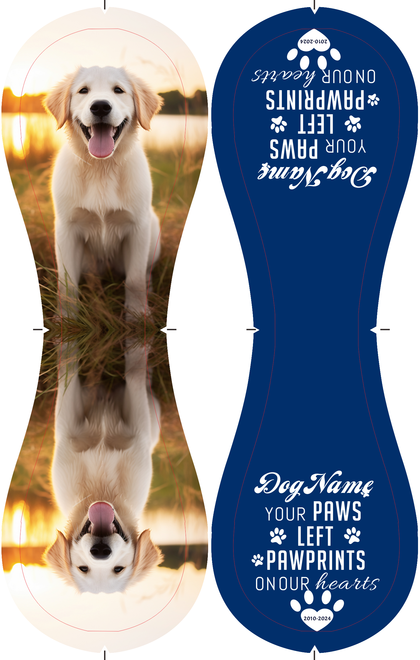Personalized Royal Dog Pet Memorial Photo Baseballs