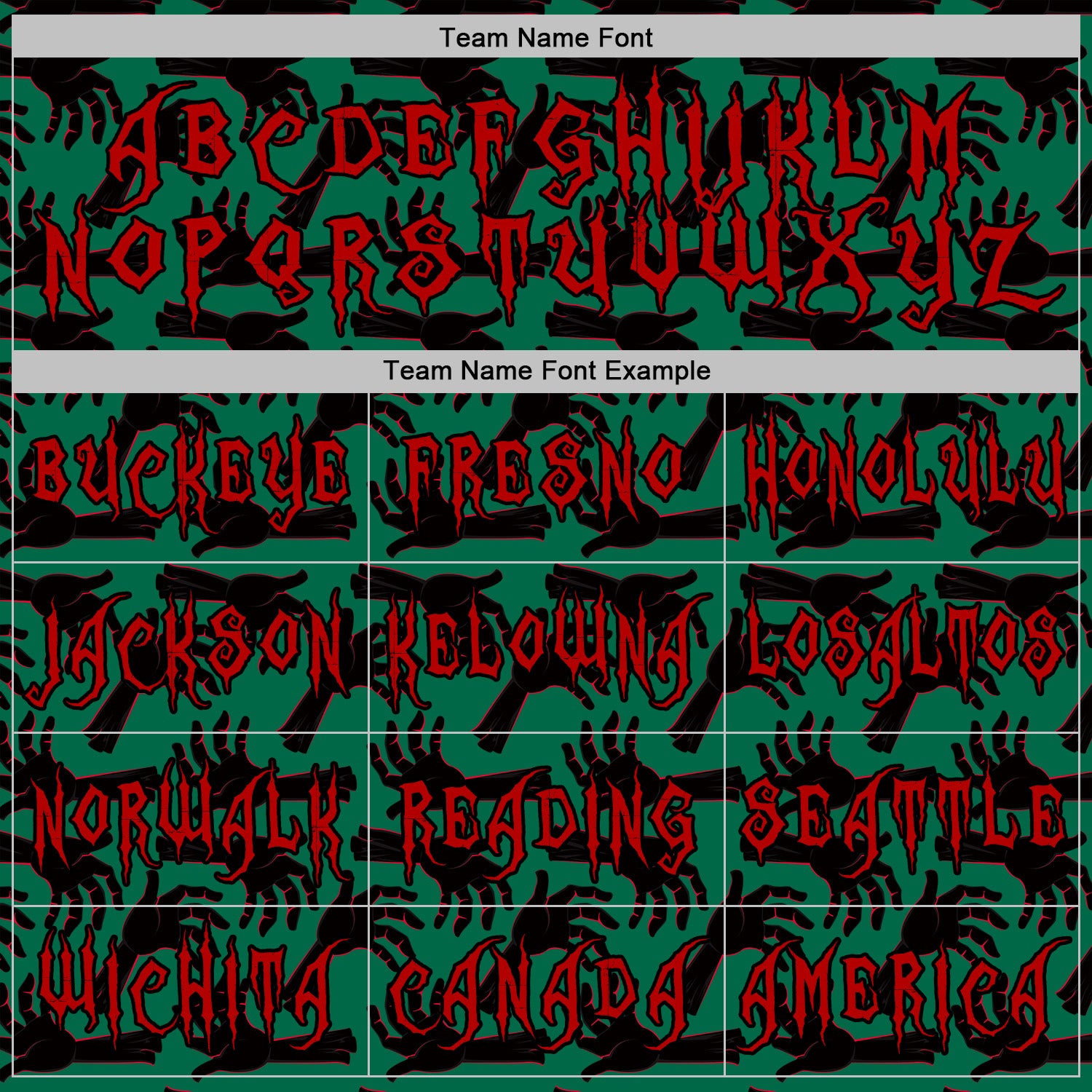 Custom Kelly Green Red-Black 3D Halloween Horror Night Trick Treat Party Costume Ideas Sports Pullover Sweatshirt Hoodie