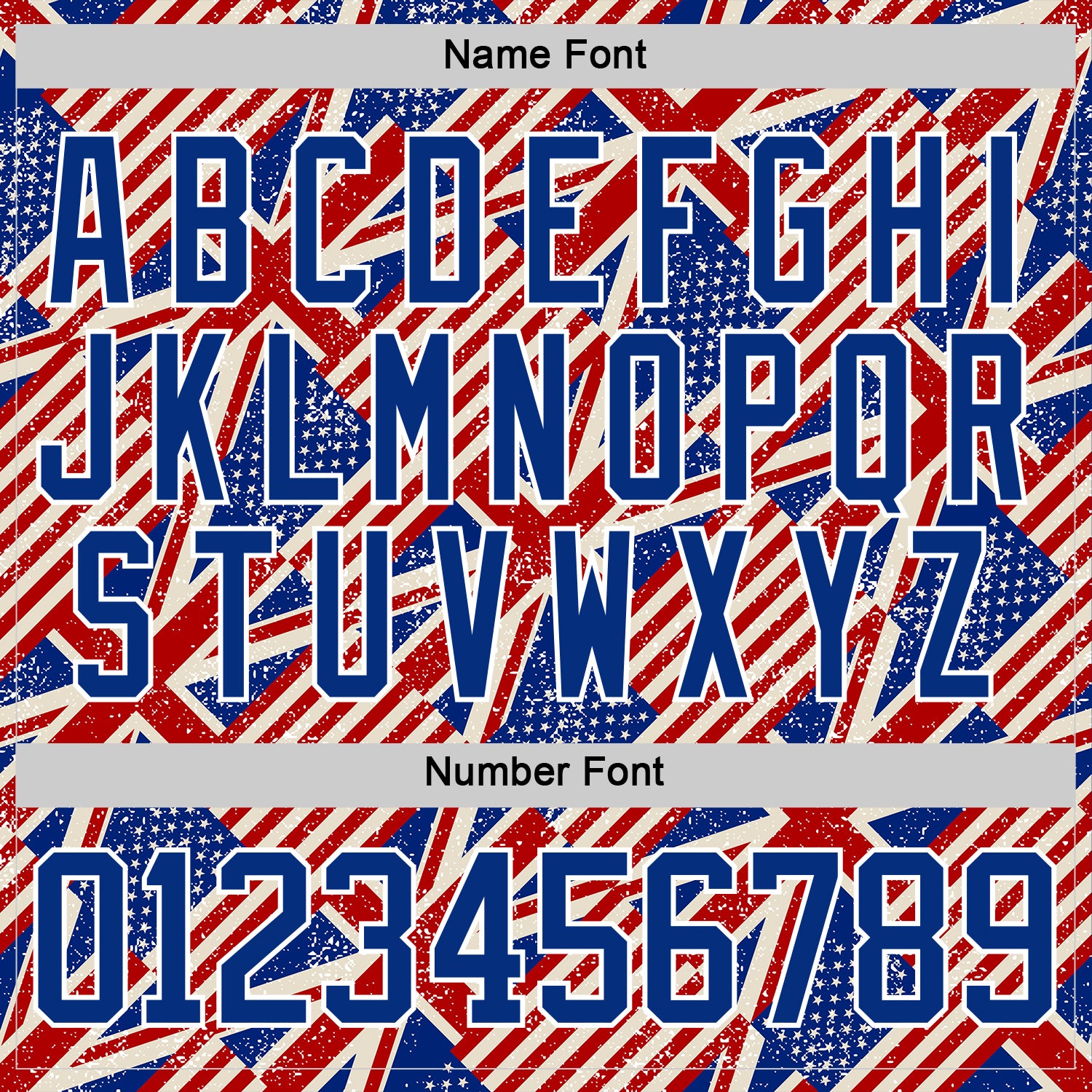 Custom Royal Red Cream-White American Flag Grunge Hockey Lace Neck Jersey