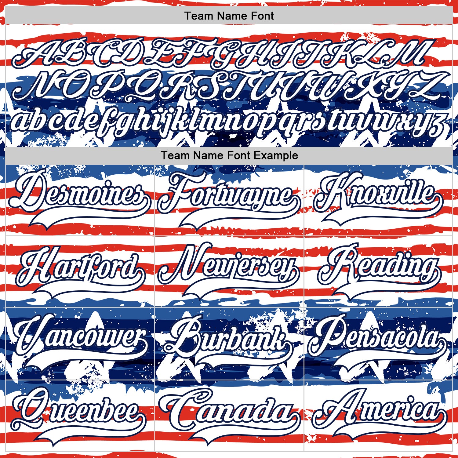 Custom White Red-Navy American Flag Painted Hockey Lace Neck Jersey