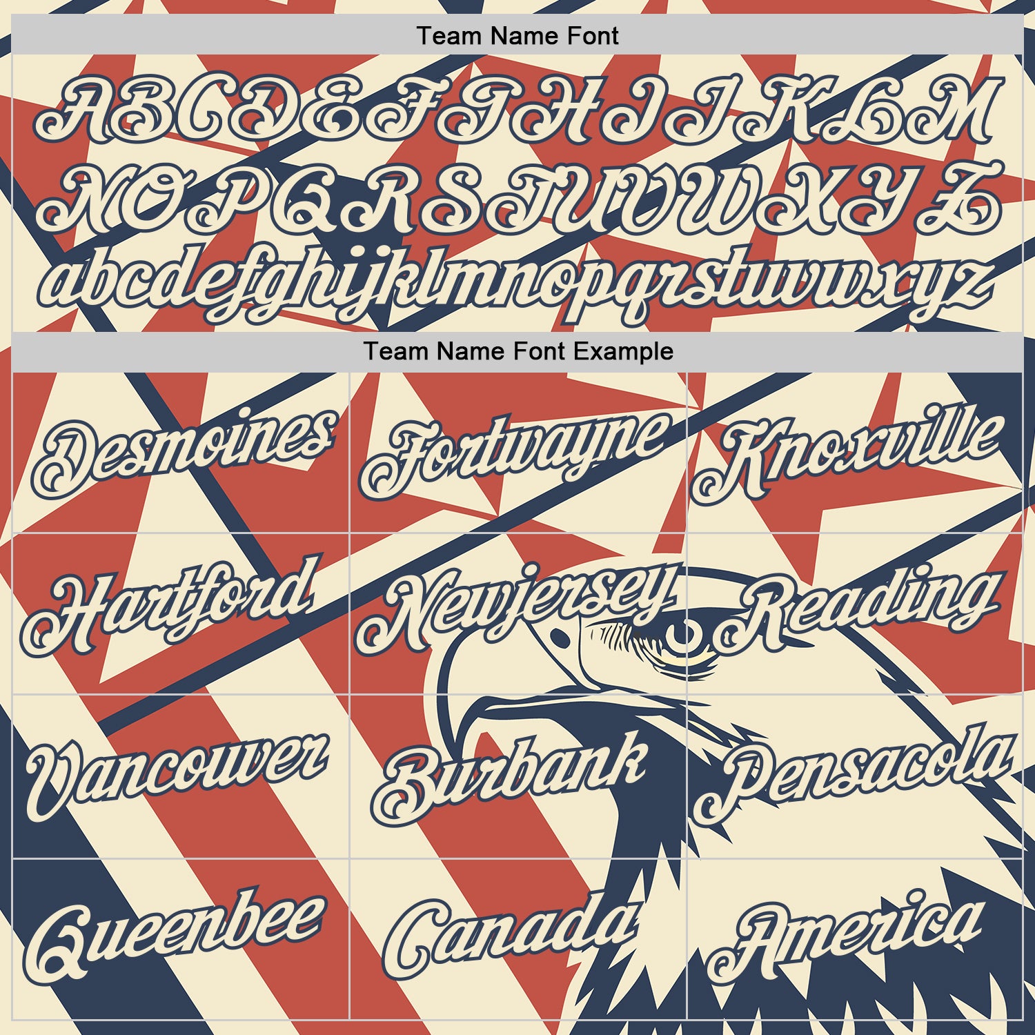 Custom Cream Red-Blue USA Flag Eagle And Star Performance T-Shirt