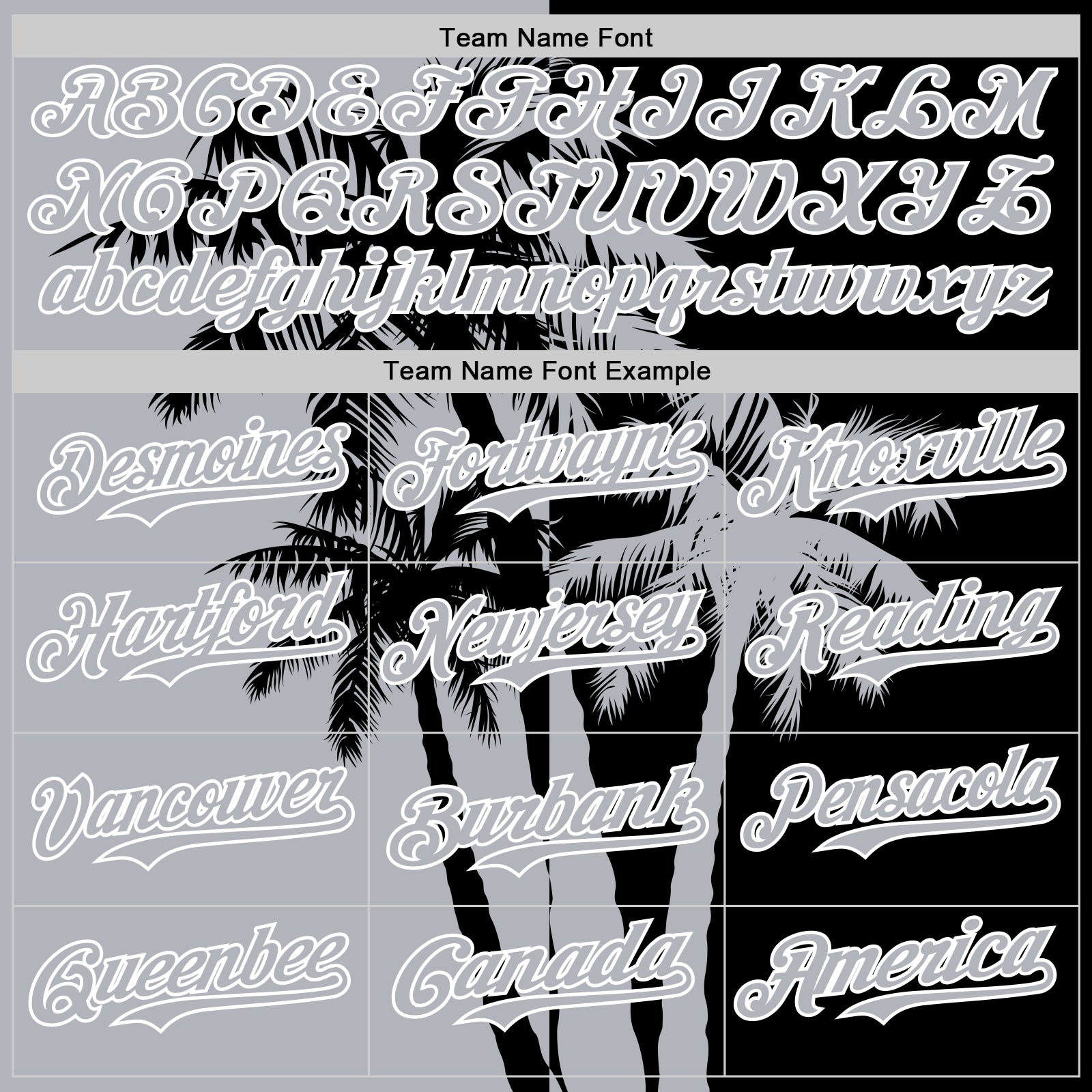 Custom Black Gray-White 3D Pattern Design Hawaii Palm Trees Tropical Coconut Authentic Baseball Jersey