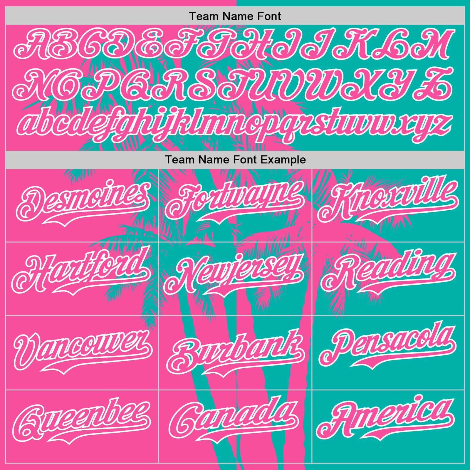 Custom Aqua Pink-White 3D Pattern Design Hawaii Palm Trees Tropical Coconut Authentic Baseball Jersey