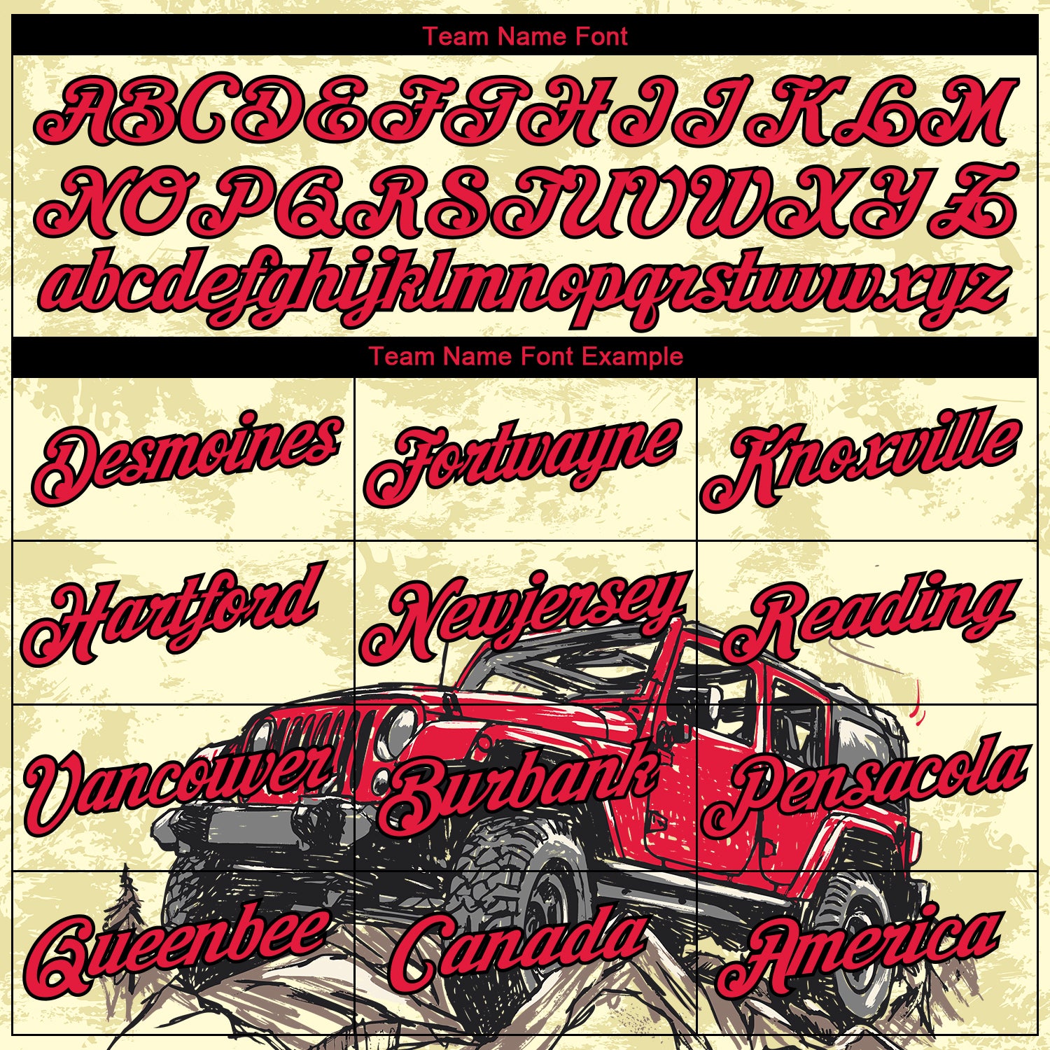 Custom City Cream Red-Black 3D Pattern Concept Adventure Off Road Performance T-Shirt