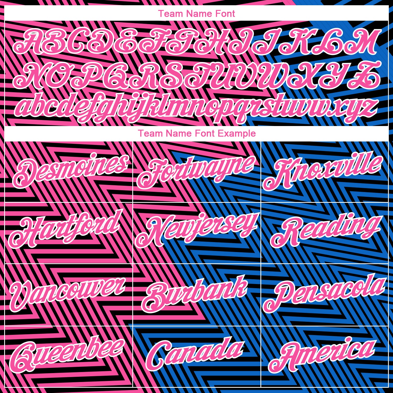 Custom Pink Sky Blue-Black 3D Pattern Zigzag Lineal Performance T-Shirt