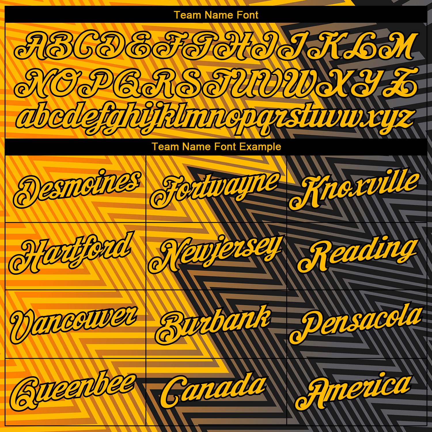 Custom Gold-Black 3D Pattern Zigzag Lineal Performance T-Shirt