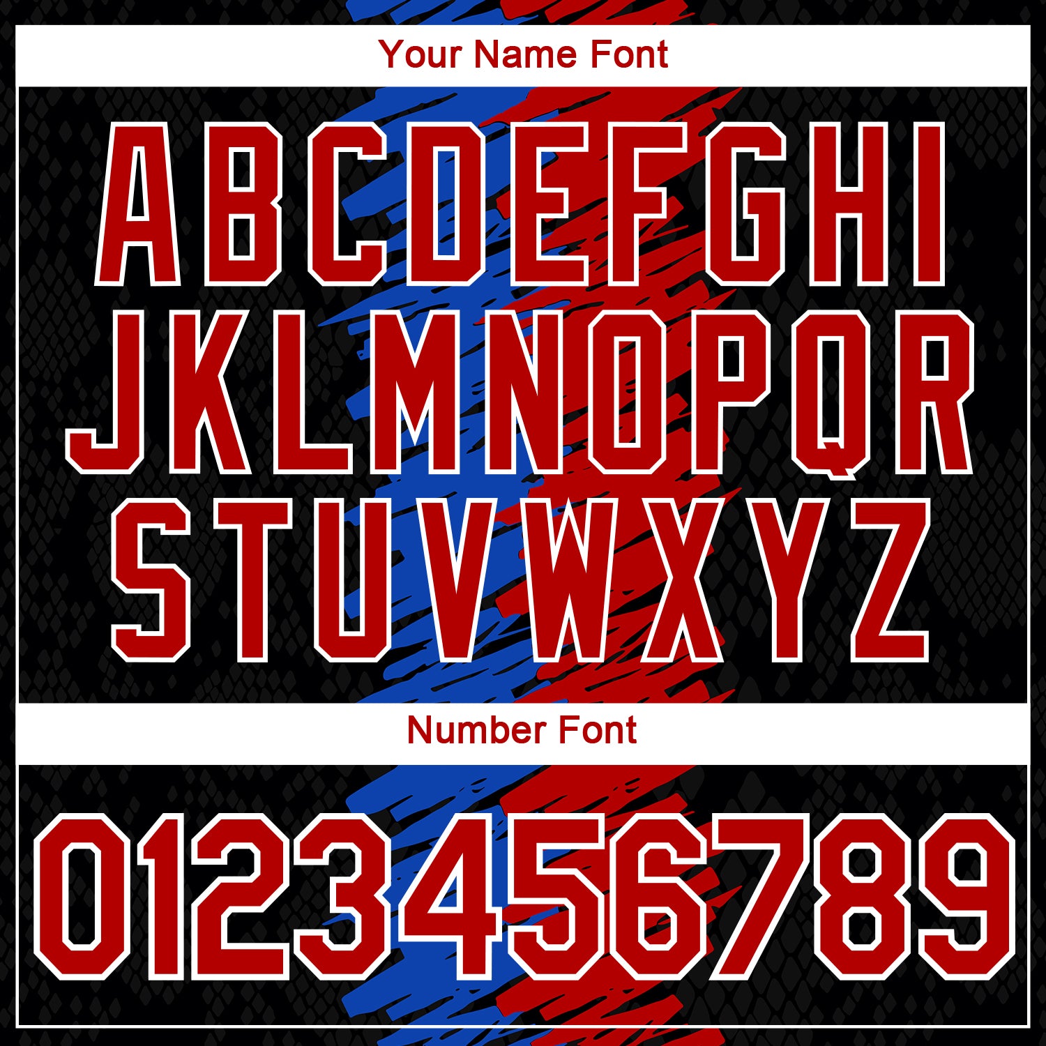 Custom Black Red Thunder Blue-White 3D Pattern Brush Stroke Graffiti Grunge Style Performance T-Shirt