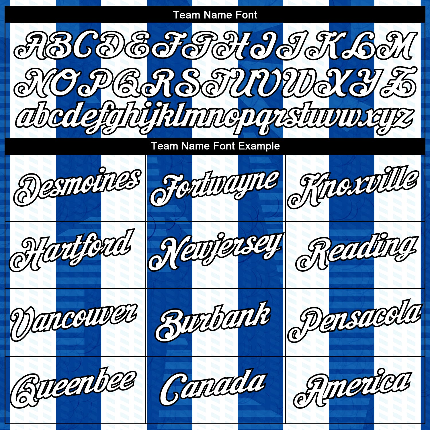 Custom Blue White-Black 3D Pattern Vertical Stripe Vintage Style Performance T-Shirt