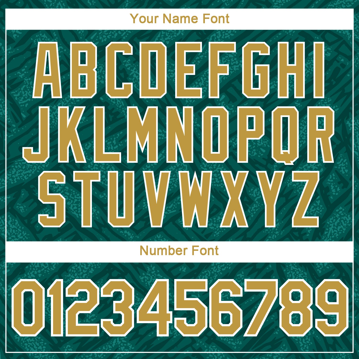 Custom Midnight Green Old Gold Teal-White 3D Pattern Tribal Ethnic Design Performance T-Shirt