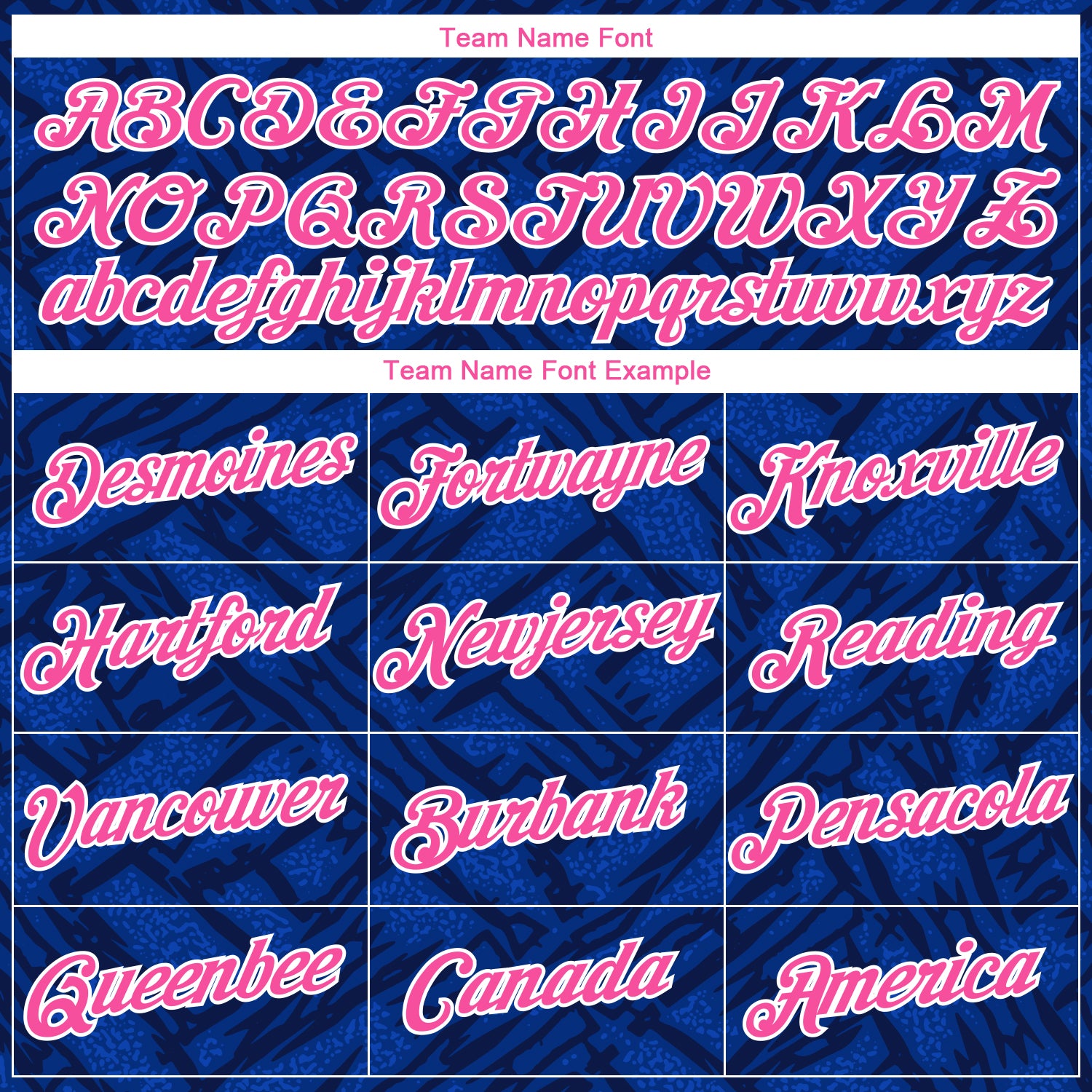 Custom Royal Pink Navy Thunder Blue-White 3D Pattern Tribal Ethnic Design Performance T-Shirt