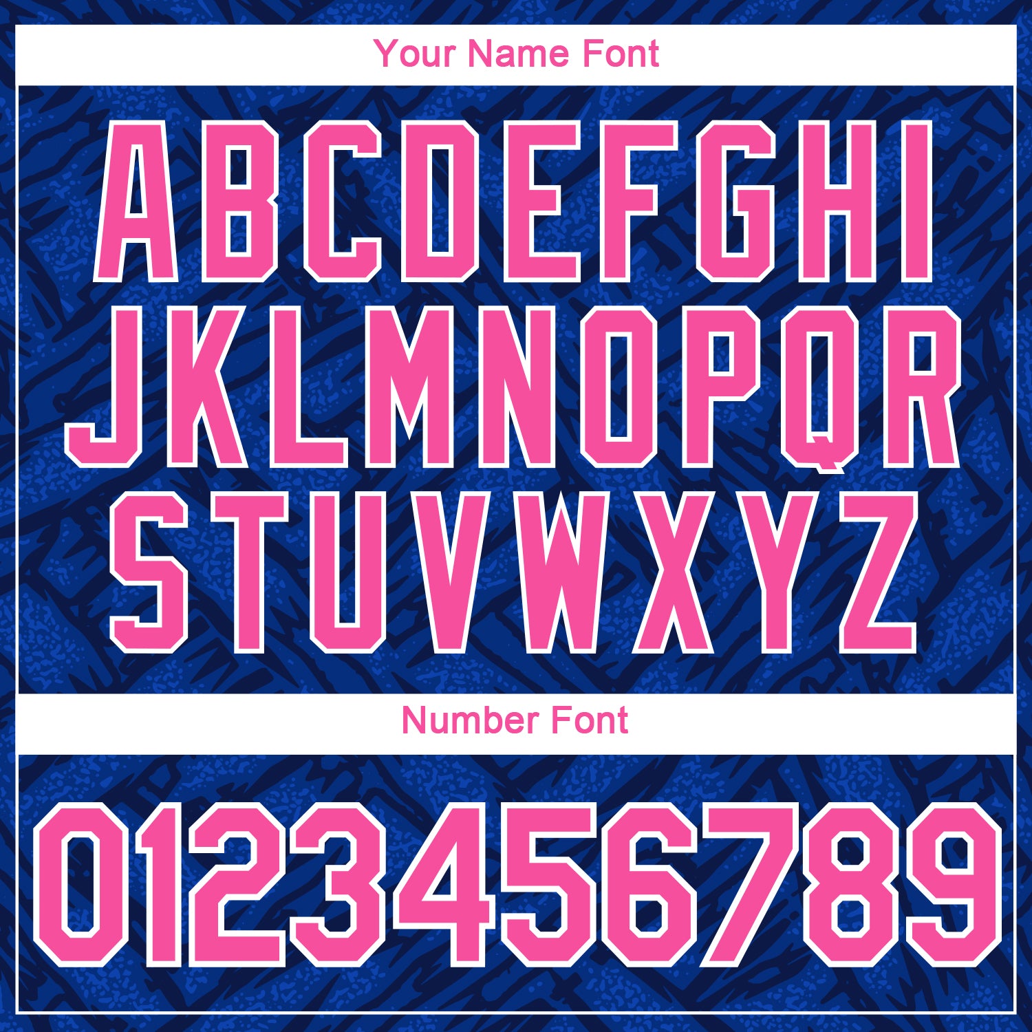 Custom Royal Pink Navy Thunder Blue-White 3D Pattern Tribal Ethnic Design Performance T-Shirt