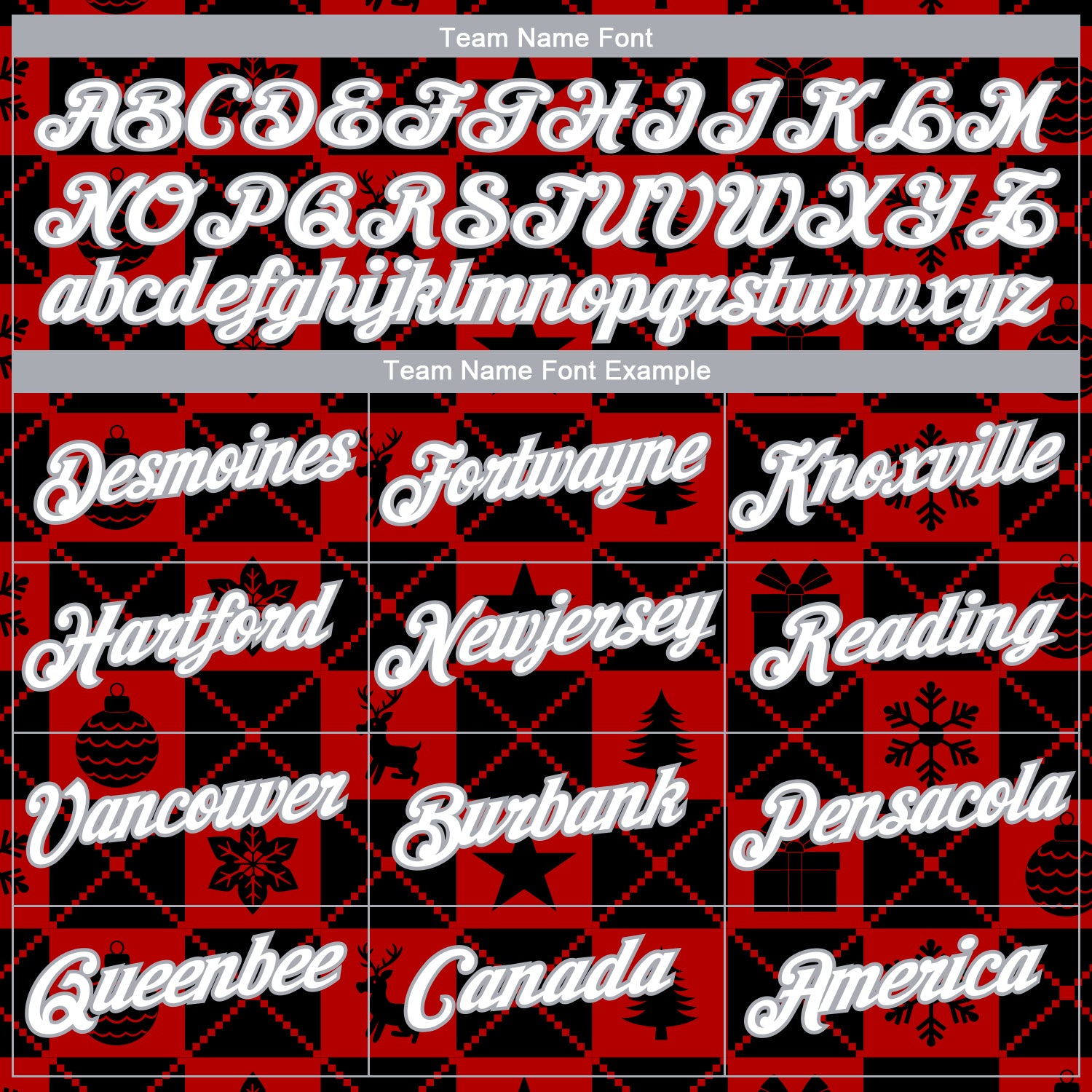 Custom Black White Red-Gray 3D Pattern Christmas Buffalo Check Performance T-Shirt