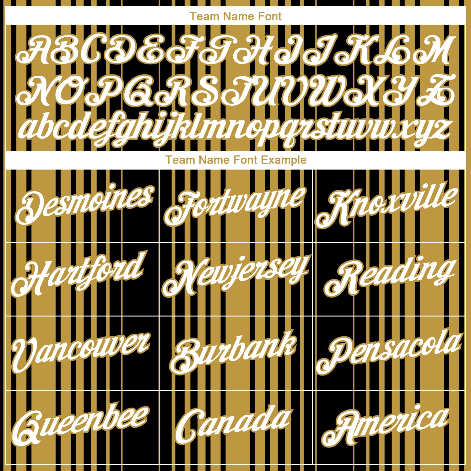 Custom Black White-Old Gold 3D Pattern Vertical Stripe Classic Performance T-Shirt