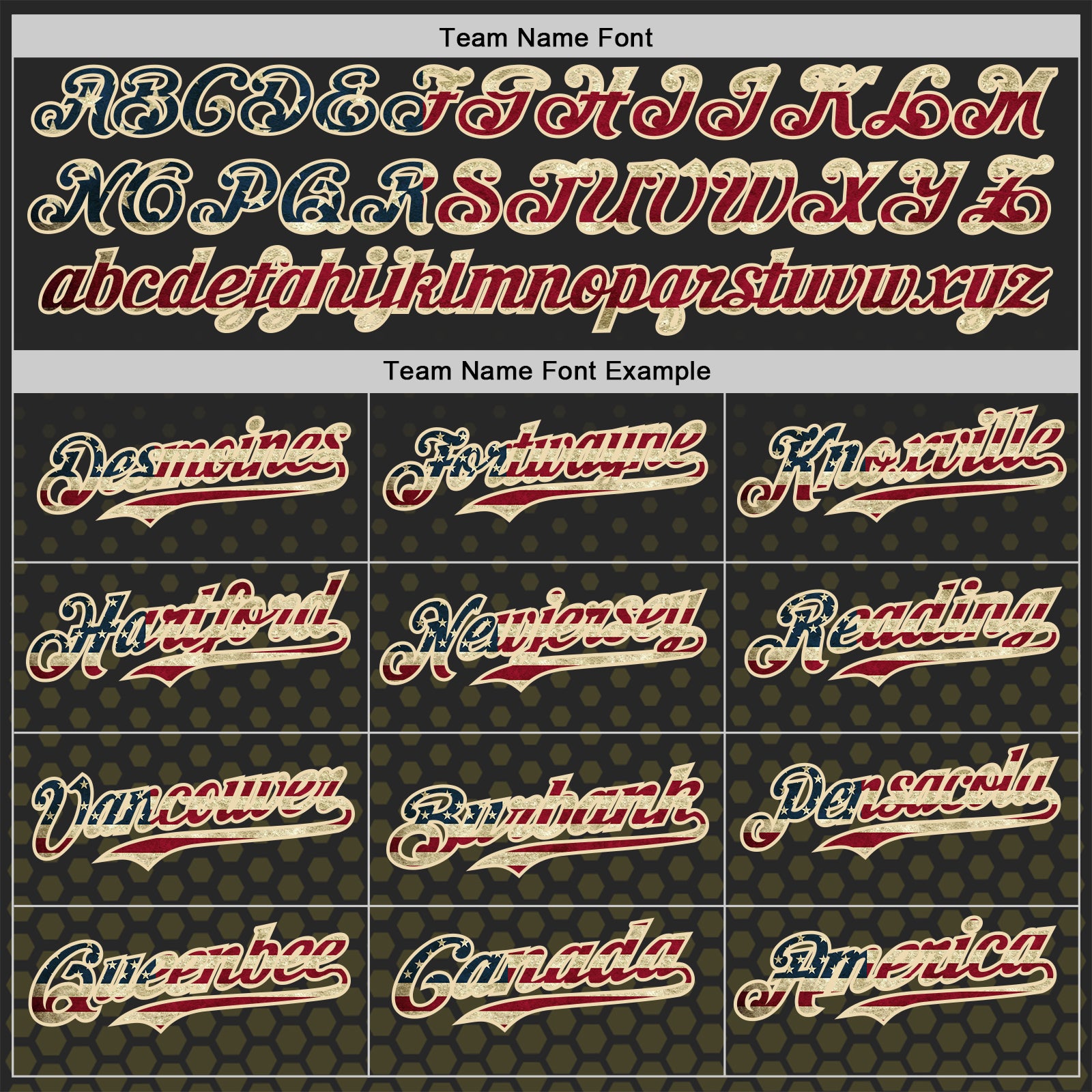 Custom Black Vintage USA Flag Olive-Cream Geometric Hexagonal Dot Gradient Authentic Baseball Jersey