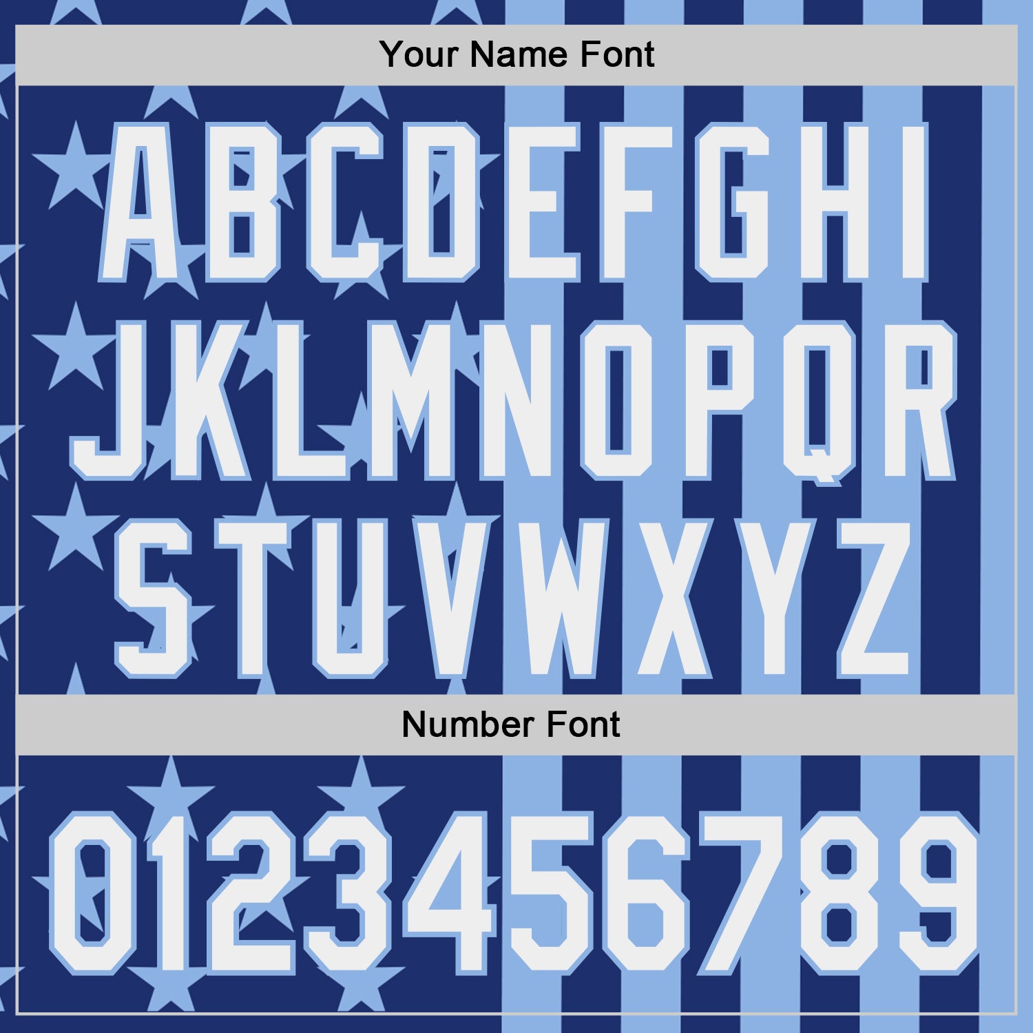 Custom Royal White-Light Blue USA Flag Patriotic Split Stars and Stripes Authentic Baseball Jersey
