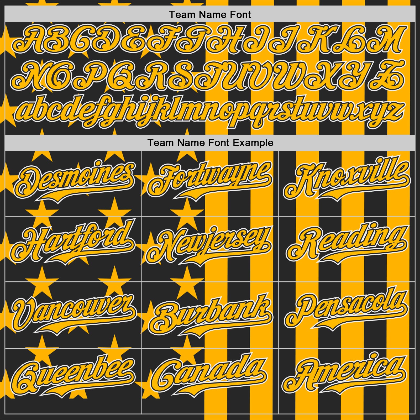 Custom Black Gold-White USA Flag Patriotic Split Stars and Stripes Authentic Baseball Jersey