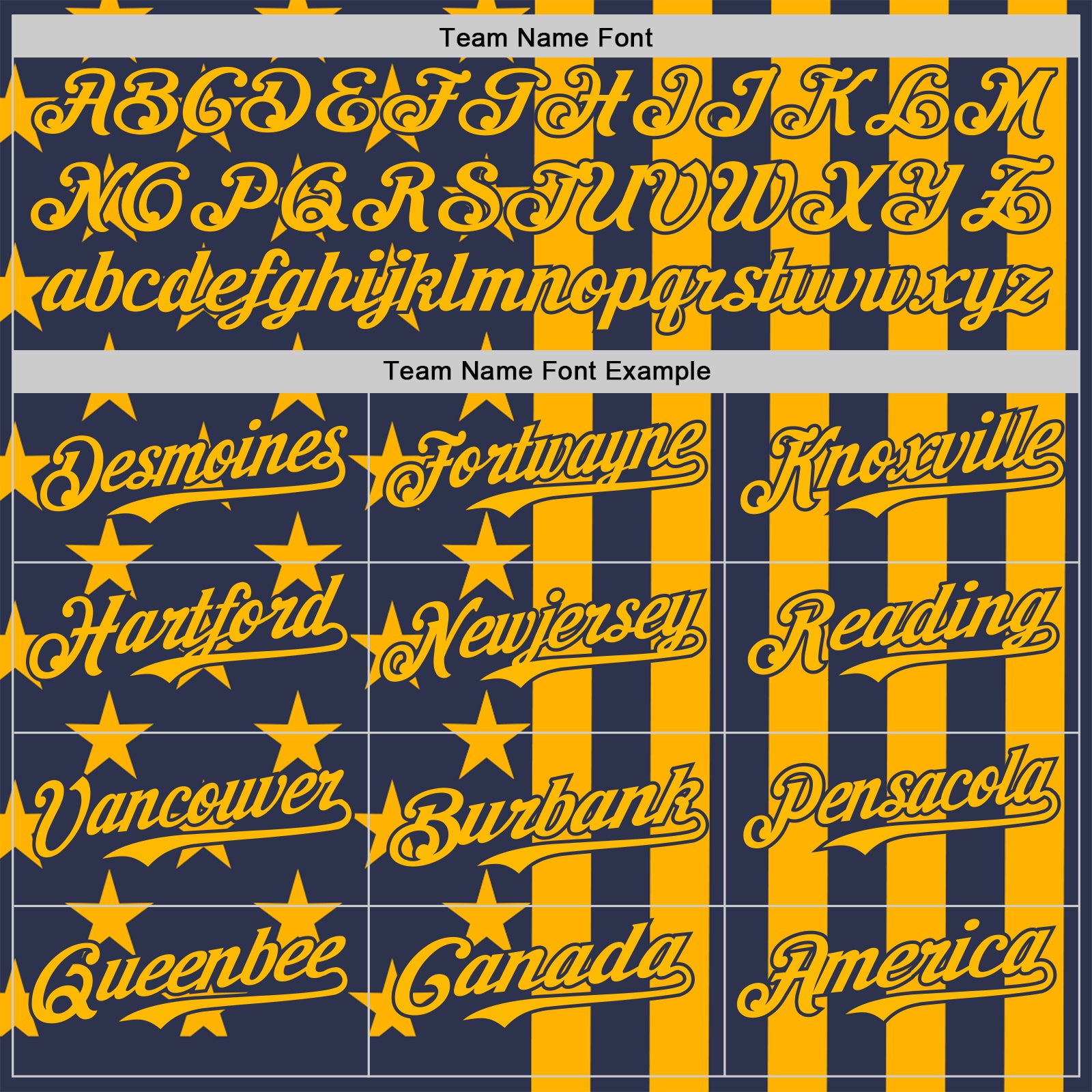 Custom Navy-Gold USA Flag Patriotic Split Stars and Stripes Authentic Baseball Jersey