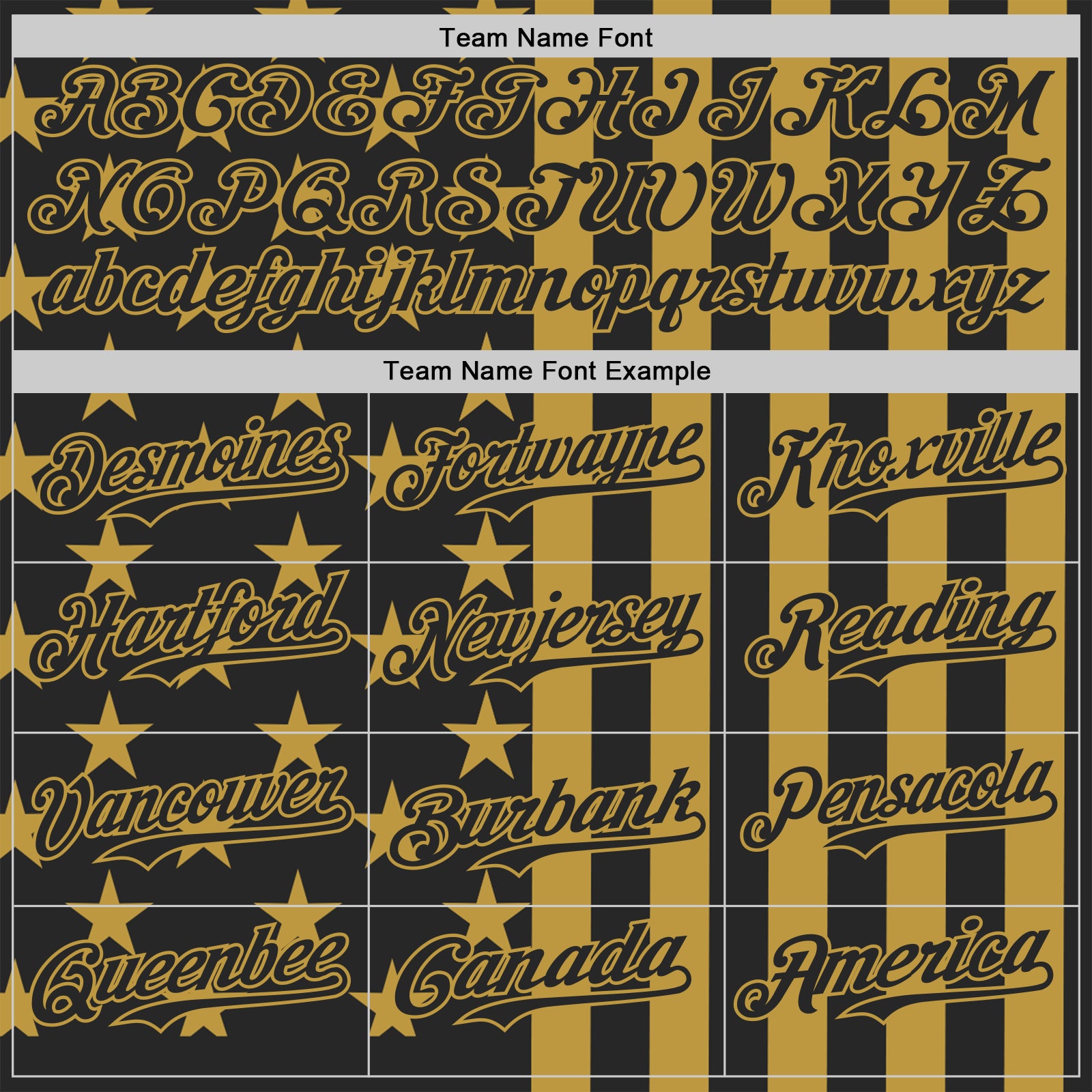 Custom Black-Old Gold USA Flag Patriotic Split Stars and Stripes Authentic Baseball Jersey
