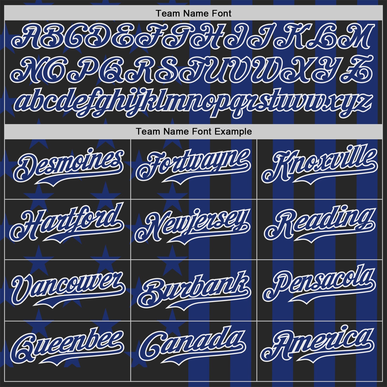 Custom Black Royal-White USA Flag Patriotic Split Stars and Stripes Authentic Baseball Jersey