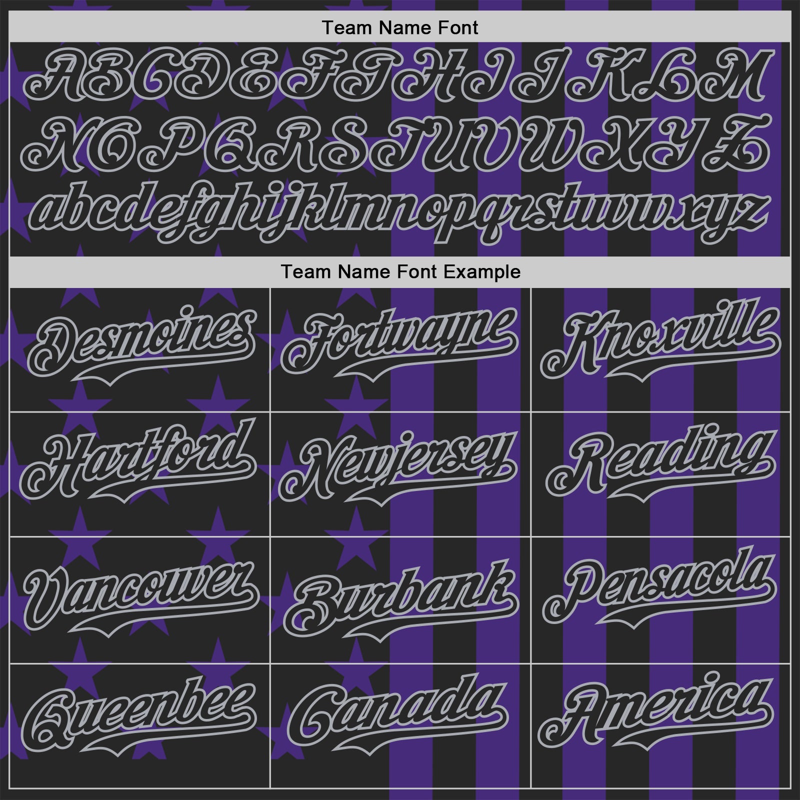 Custom Black Purple-Gray USA Flag Patriotic Split Stars and Stripes Authentic Baseball Jersey