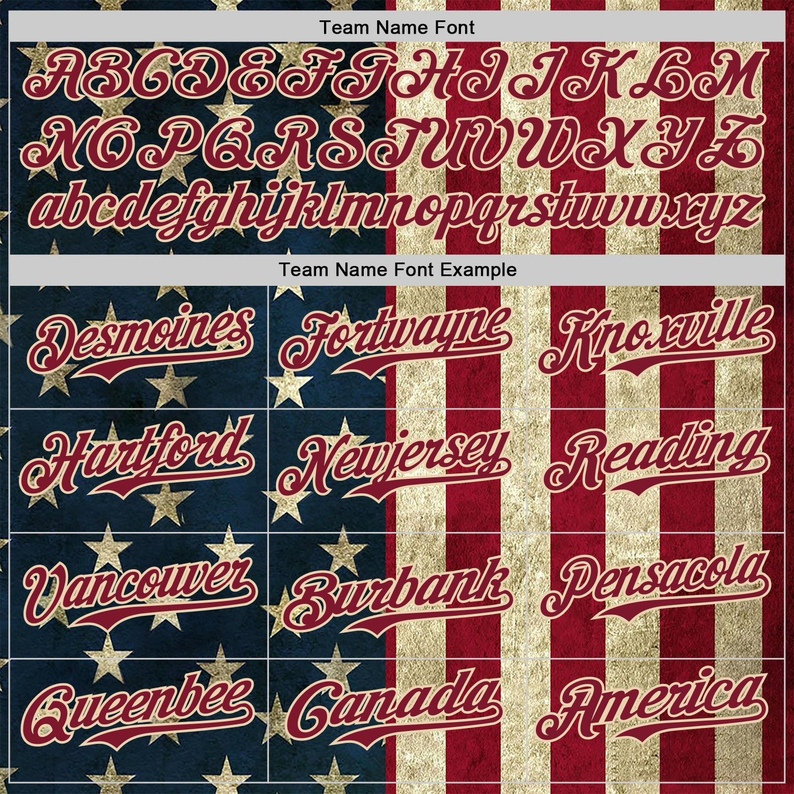 Custom Navy Crimson-City Cream Vintage USA Flag Patriotic Split Stars and Stripes Authentic Baseball Jersey
