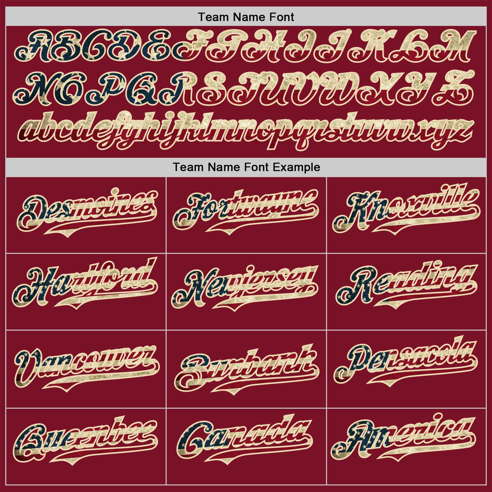 Custom Crimson Vintage USA Flag-City Cream Two Tone USA Flag Sleeves Stars and Stripes Authentic Baseball Jersey