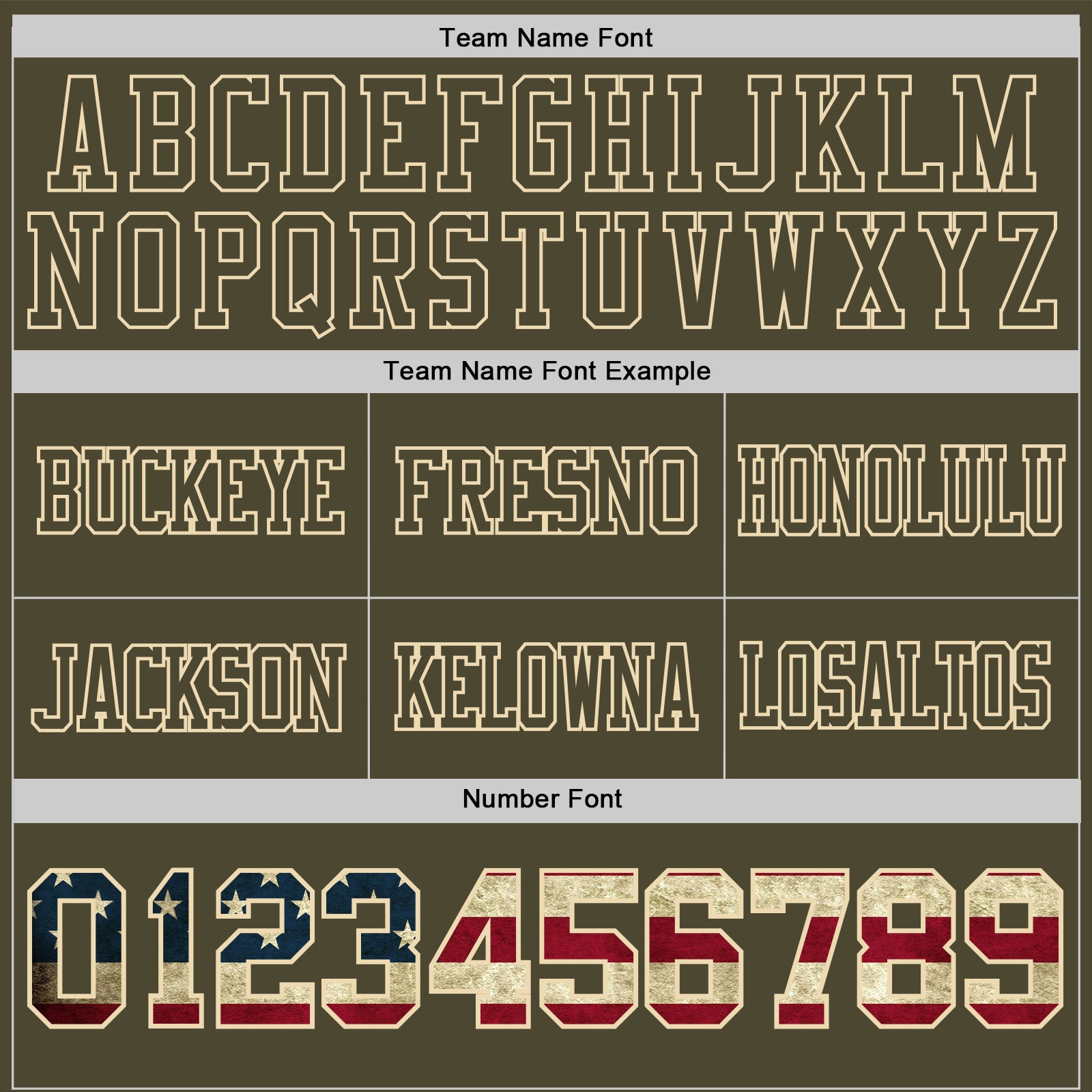 Custom Olive Vintage USA Flag-Cream Authentic Camo Two Tone Salute To Service 7V7 Flag Football Jersey