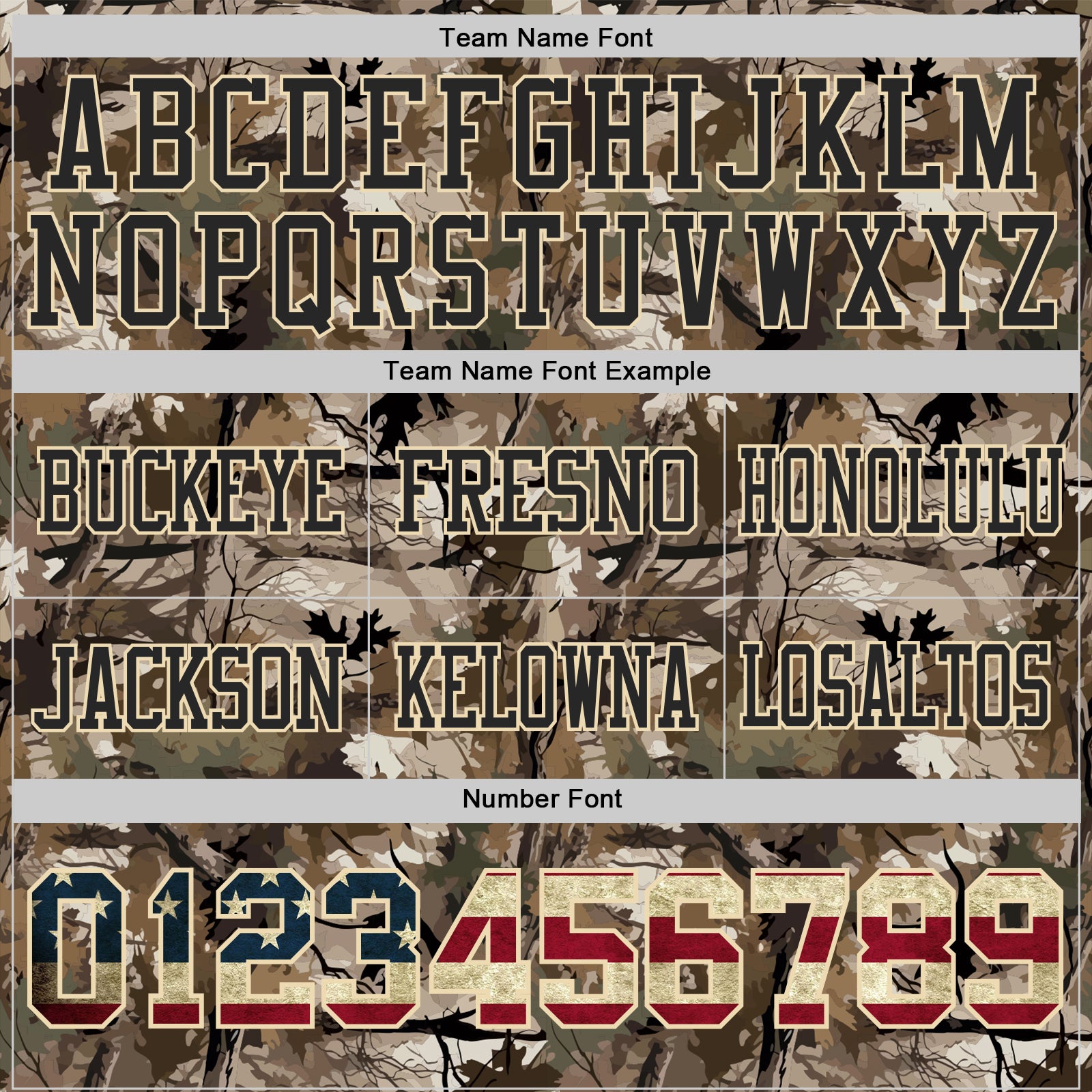 Custom Camo Vintage USA Flag Cream Black-Olive Authentic Woodland Camouflage Salute To Service 7V7 Flag Football Jersey