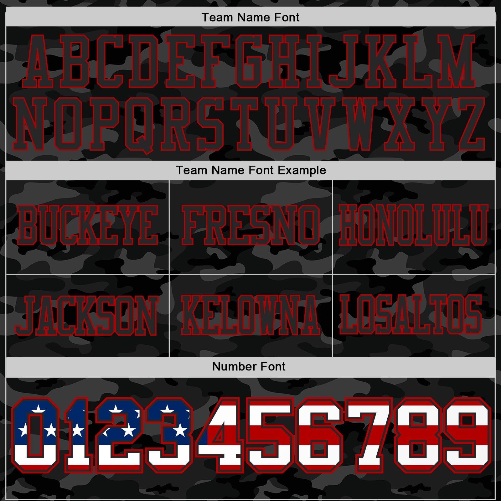 Custom Camo USA Flag Black Red-Olive Authentic Stars And Stripes Two Tone Salute To Service 7V7 Flag Football Jersey