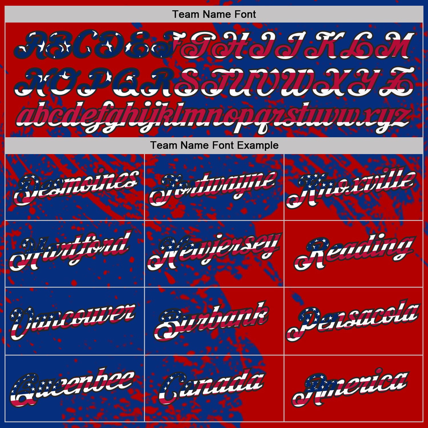 Custom Royal USA Flag Red-Black Abstract Brush Stroke Performance T-Shirt