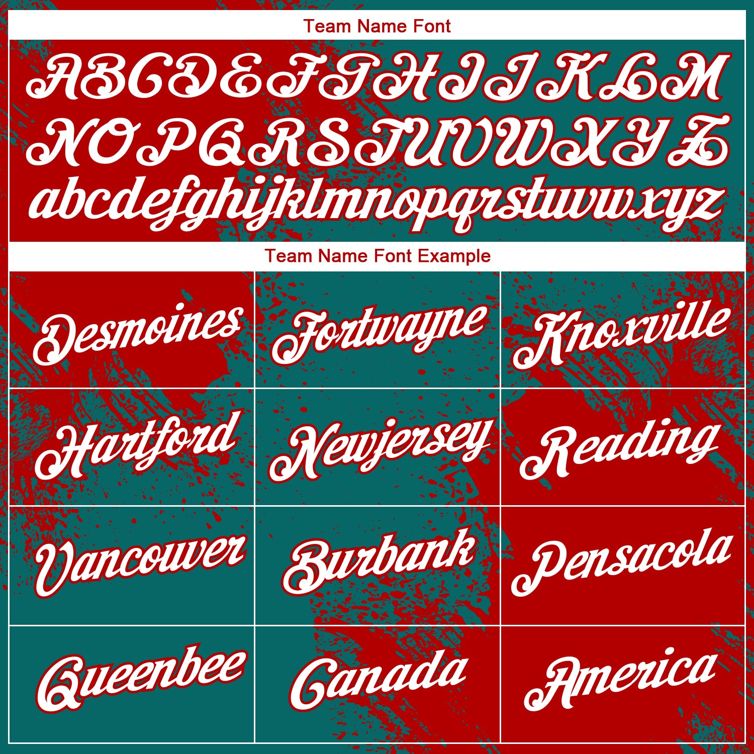 Custom Teal White-Red 3D Pattern Design Abstract Brush Stroke Performance T-Shirt