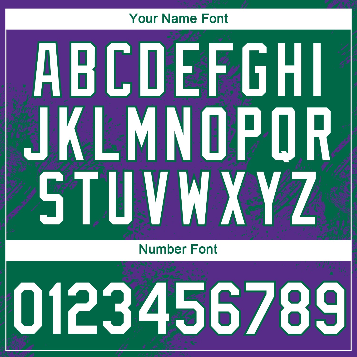 Custom Purple White-Kelly Green 3D Pattern Design Abstract Brush Stroke Performance T-Shirt