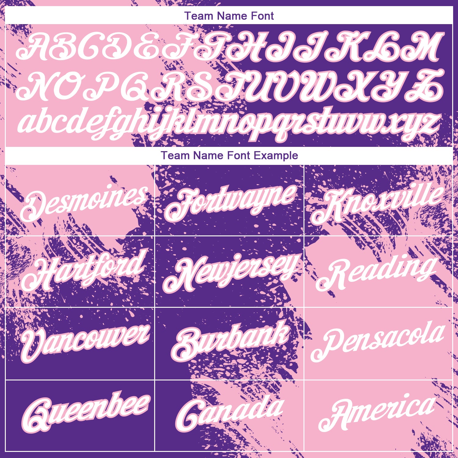 Custom Purple White-Light Pink 3D Pattern Design Abstract Brush Stroke Performance T-Shirt