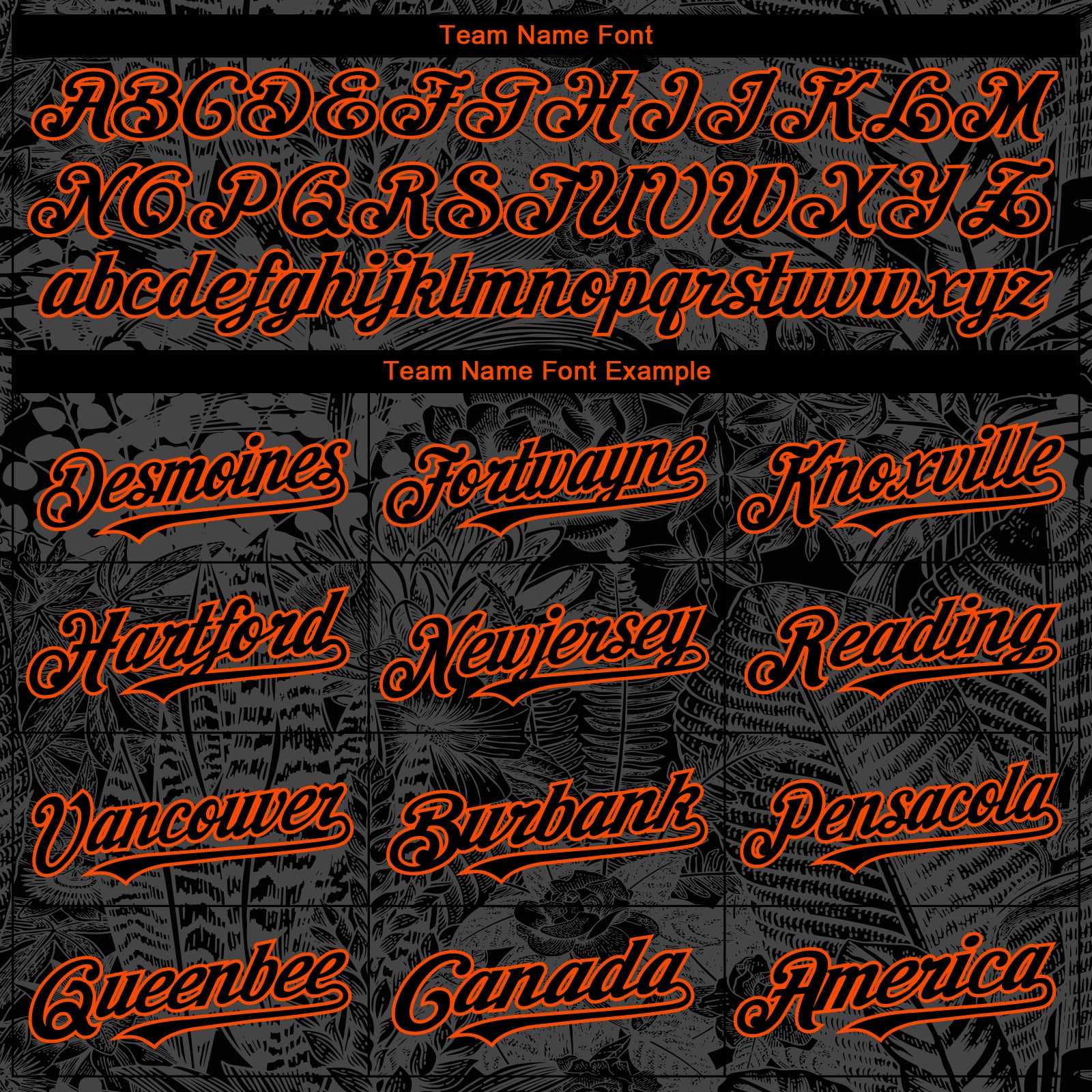 Custom Black Orange 3D Hawaii Tropical Palm Leaves And Animal Leopard Authentic Baseball Jersey