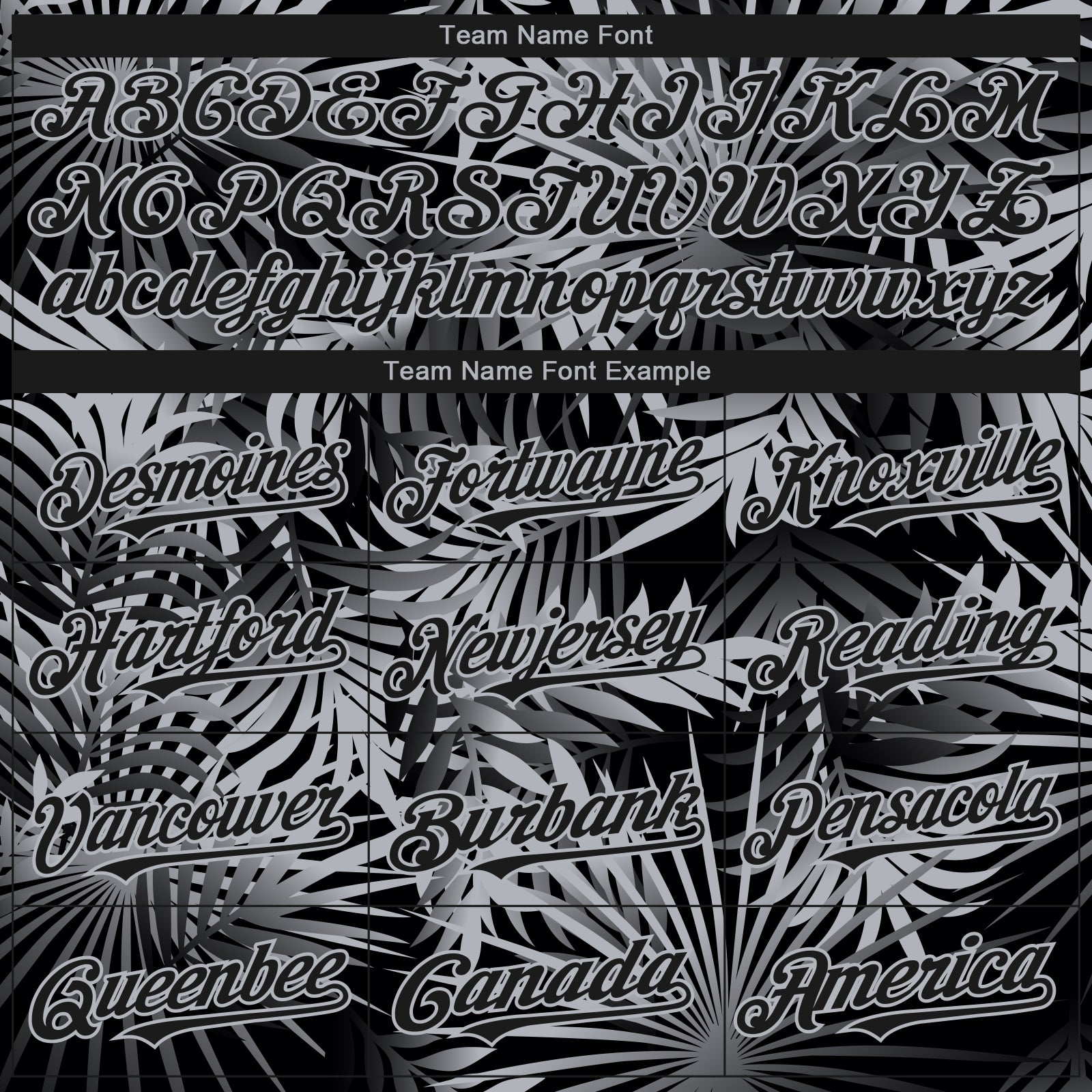 Custom Black Gray-White 3D Hawaii Palm Leaves Authentic Baseball Jersey