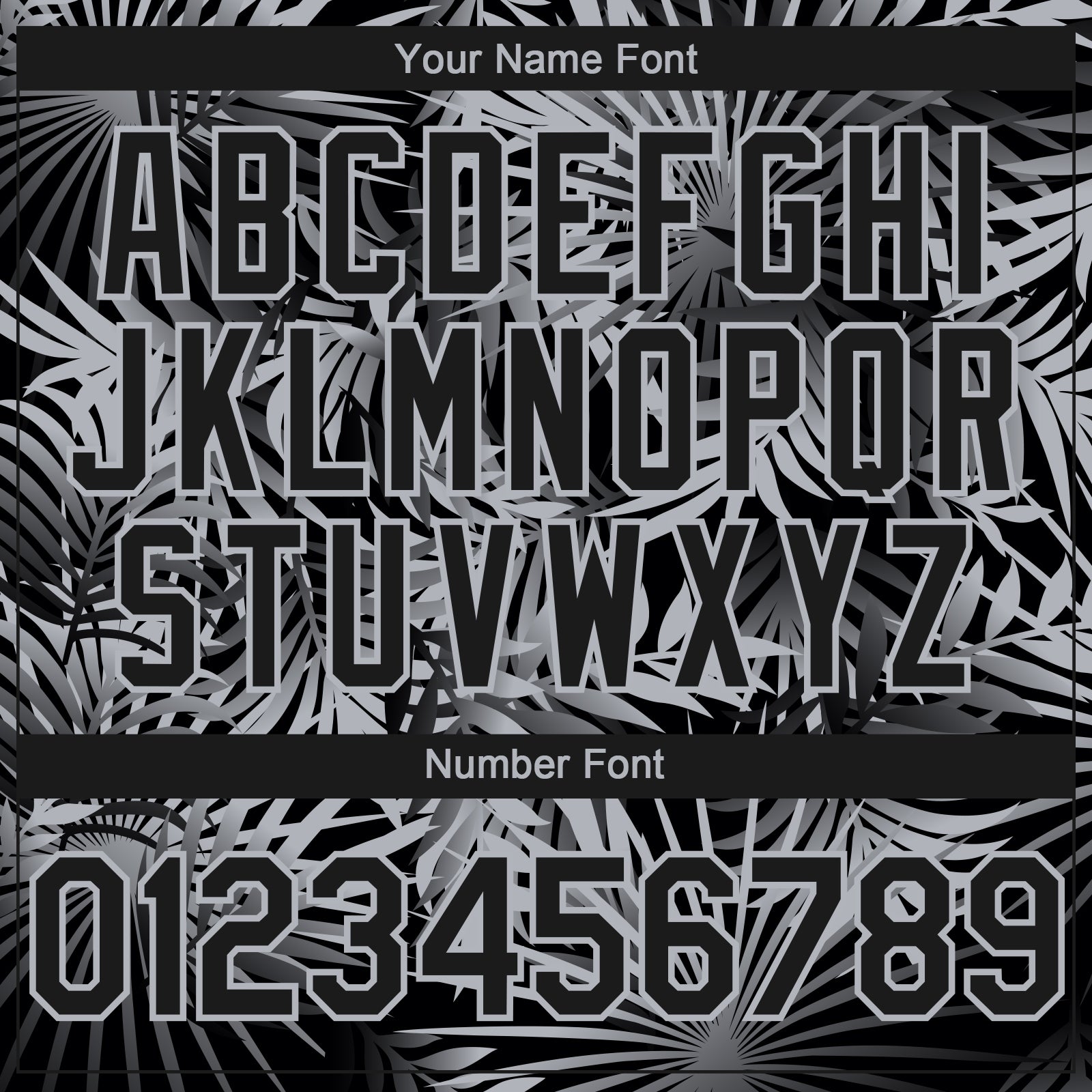 Custom Black Gray-White 3D Hawaii Palm Leaves Authentic Baseball Jersey