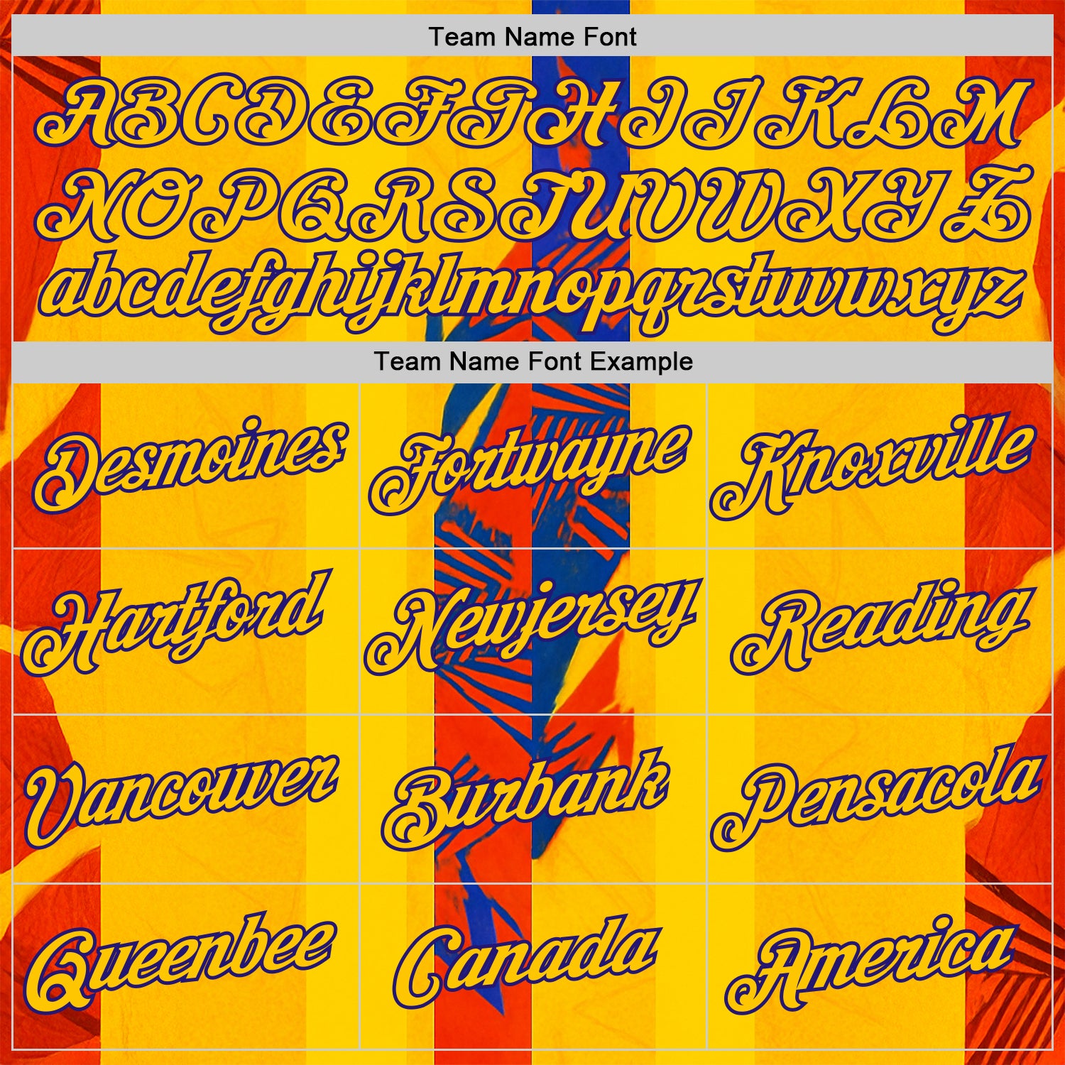 Custom Yellow Red-Dark Purple 3D Pattern Design Color Block Stripe Sportswear Performance T-Shirt