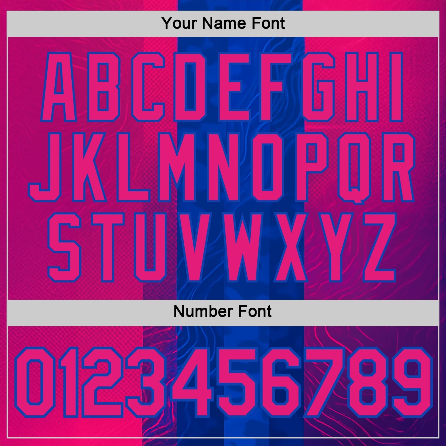 Custom Blue Hot Pink Red-Thunder Blue 3D Pattern Design Neon Stripe Sportswear Performance T-Shirt