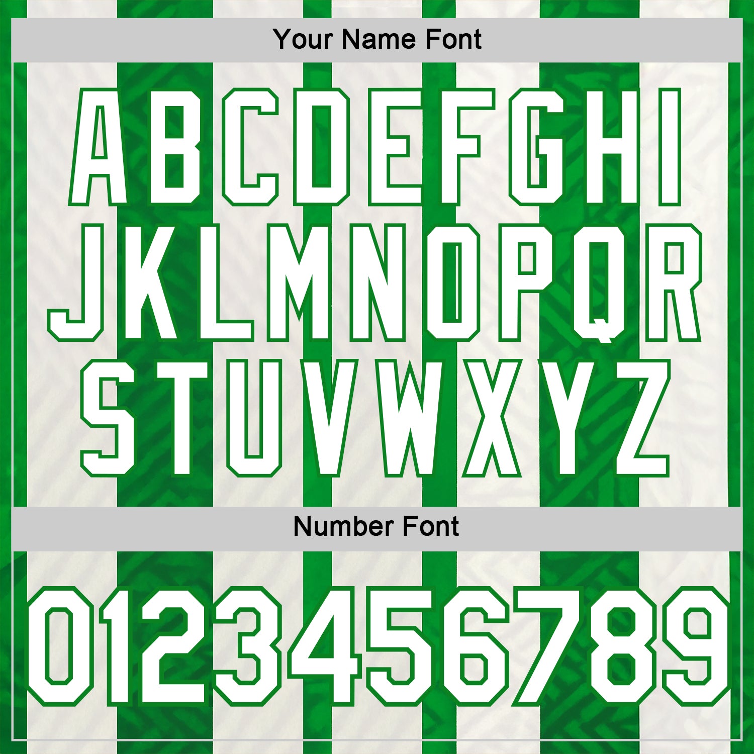 Custom White Green-Grass Green 3D Pattern Design Mexico Stripe Sportswear Performance T-Shirt