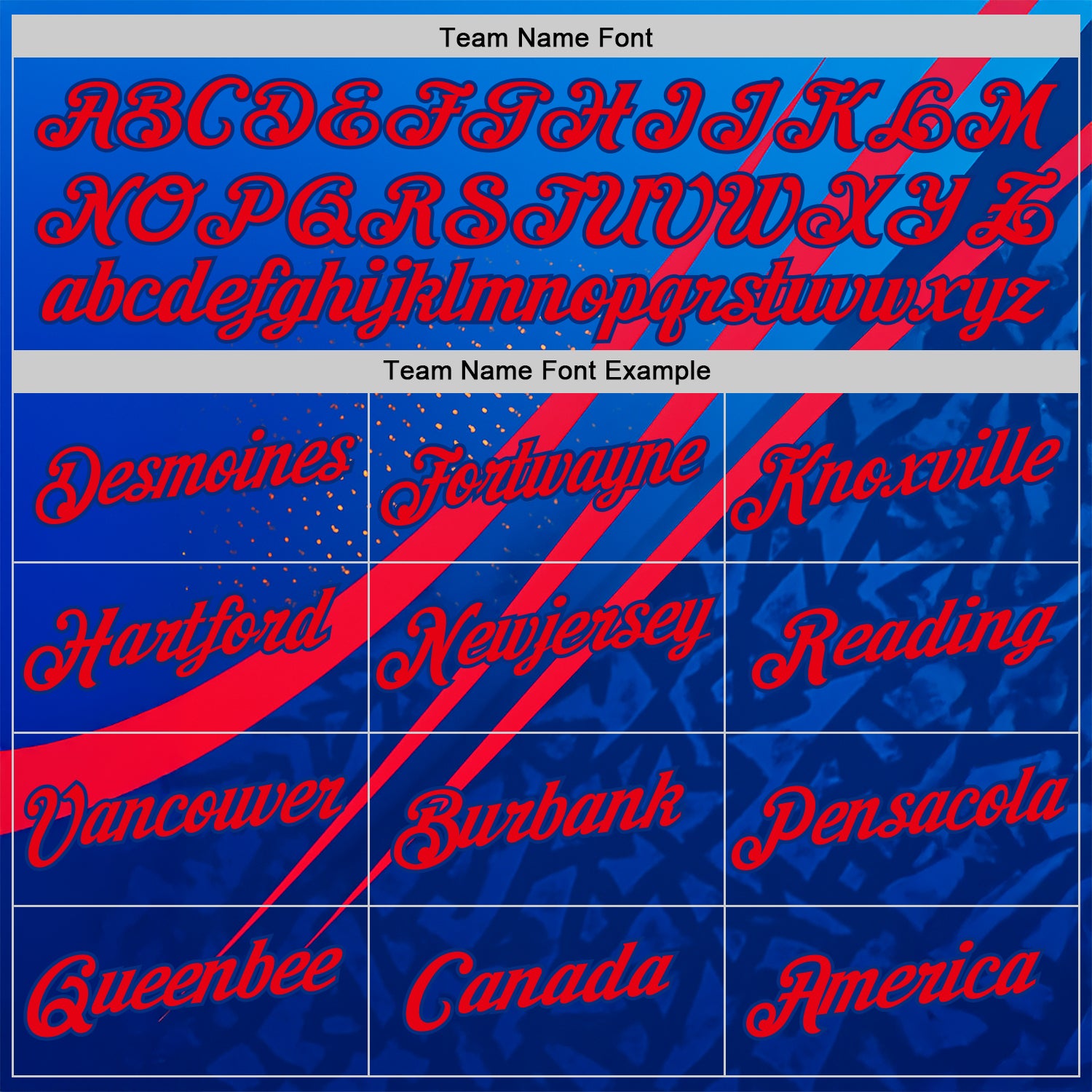 Custom Blue Fire Red-Royal 3D Pattern Design USA Inspired Sportswear Performance T-Shirt