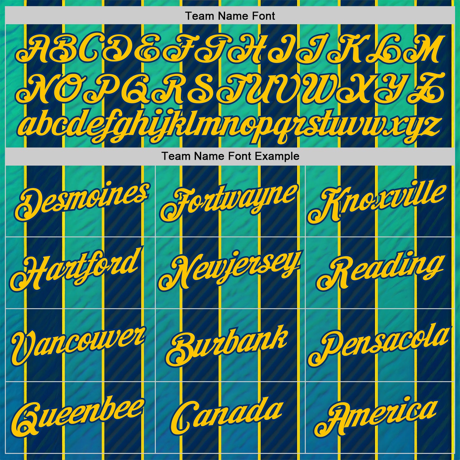 Custom Green Yellow-US Navy Blue 3D Pattern Design Stripe Sportswear Performance T-Shirt