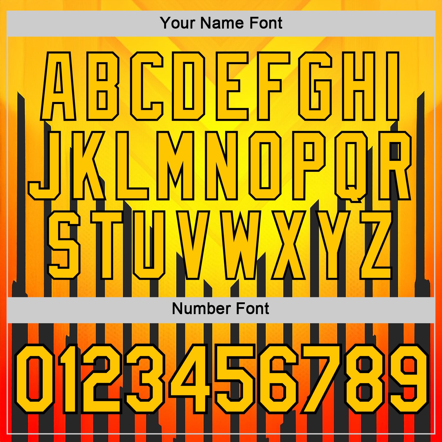 Custom Yellow Red-Black 3D Pattern Design Gradient Geometric Shape Stripe Sportswear Performance T-Shirt