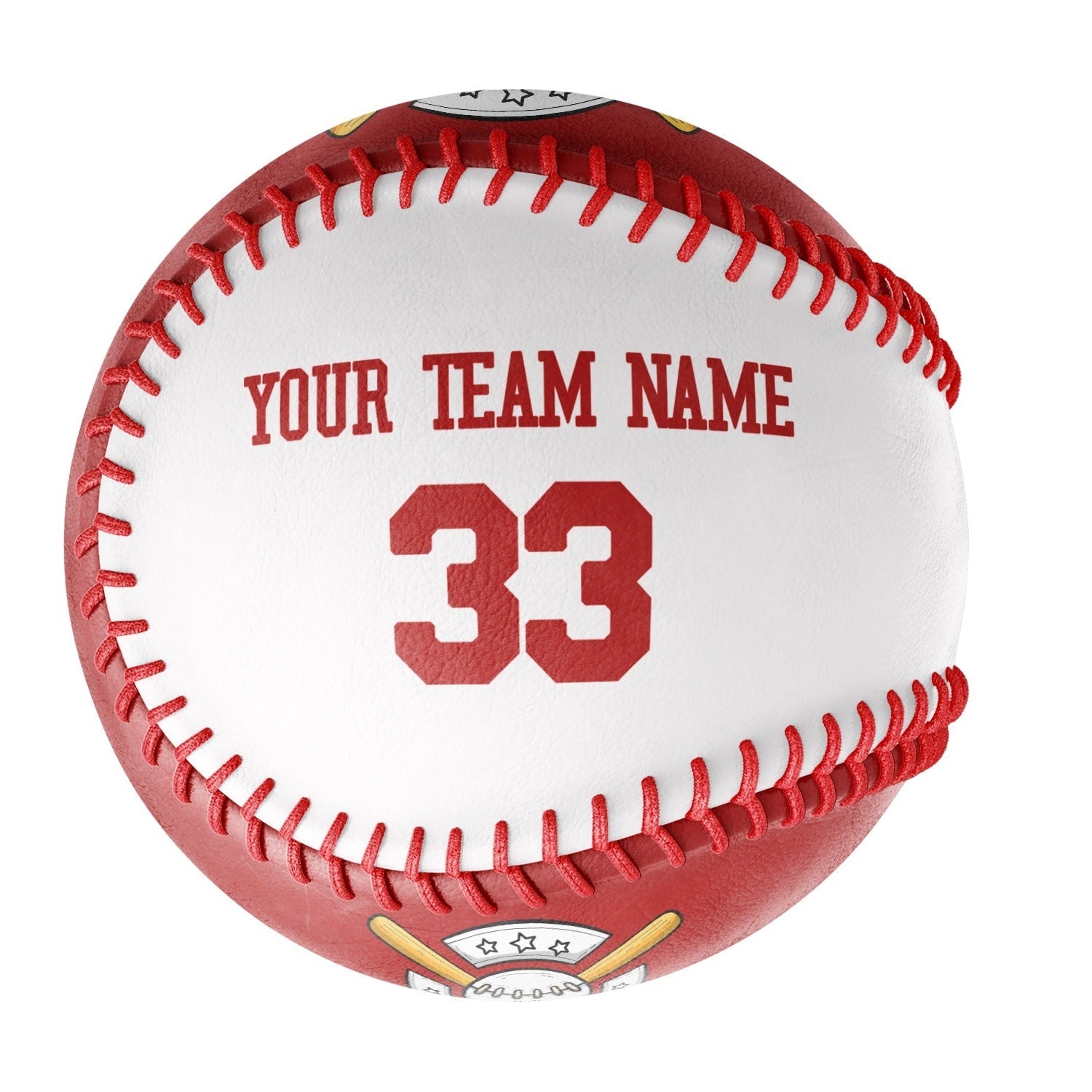 Custom Photo Name Time Nuber Leather Varsity Team Authentic Baseballs