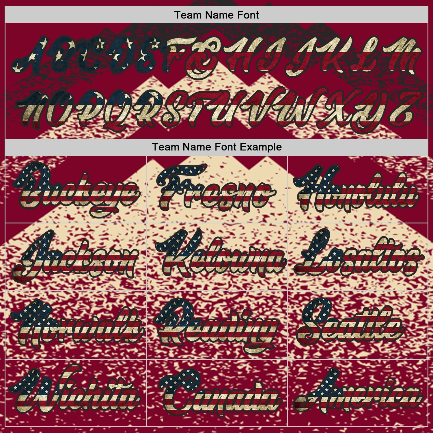 Custom Maroon Vintage USA Flag Cream-Black Mountain Peak Shards Side Panel Stripe Round Neck Sublimation Basketball Set Jersey