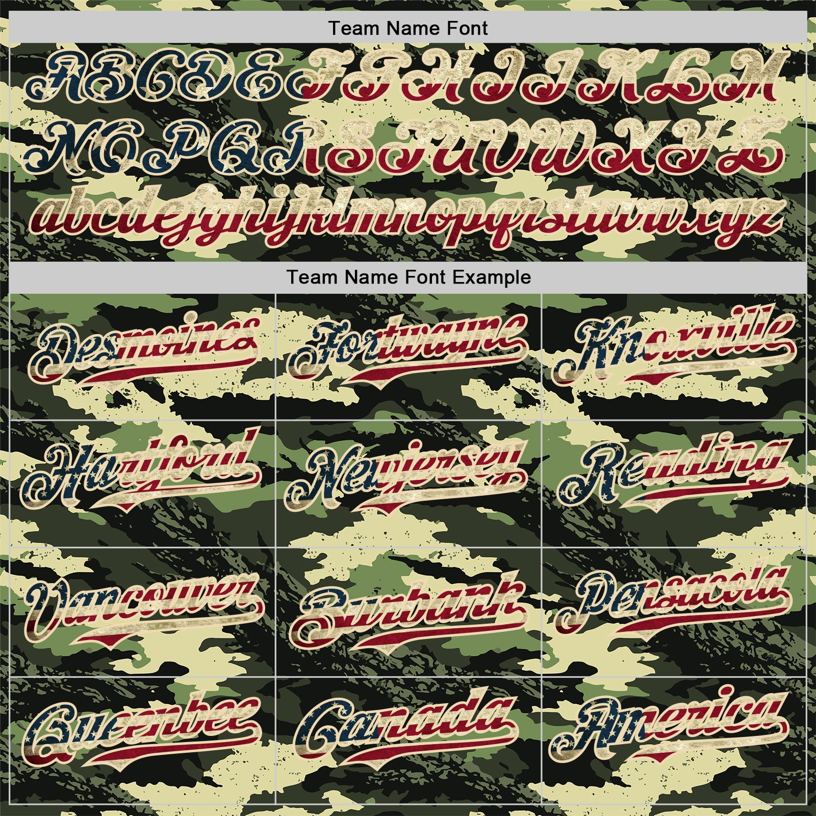 Custom Camo Vintage USA Flag Cream-Black Woodland Forest Tactical Camouflage Outdoor Leaf Authentic Baseball Jersey