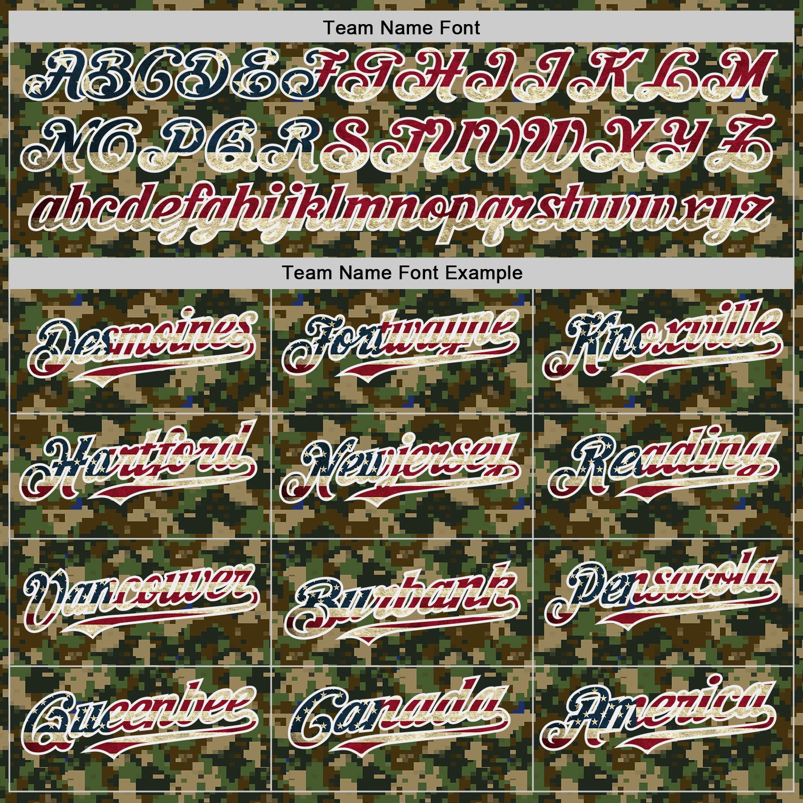 Custom Camo Vintage USA Flag-White Digital Camouflage Authentic Baseball Jersey