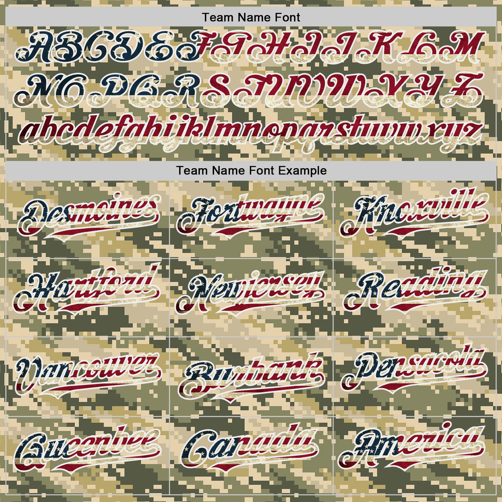 Custom Camo Vintage USA Flag-White Digital Camouflage Authentic Baseball Jersey