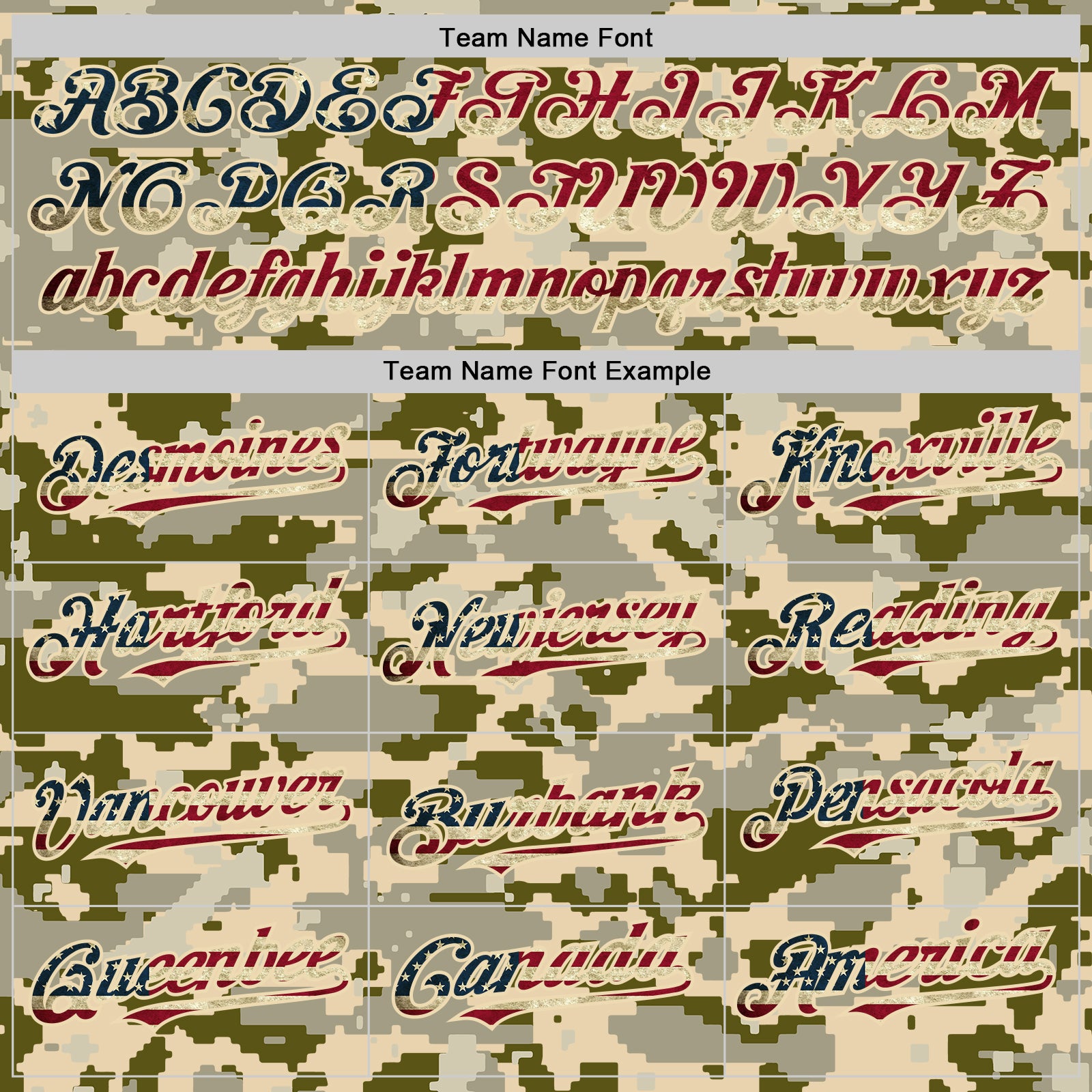 Custom Camo Vintage USA Flag Cream-Black Digital Camouflage Authentic Baseball Jersey