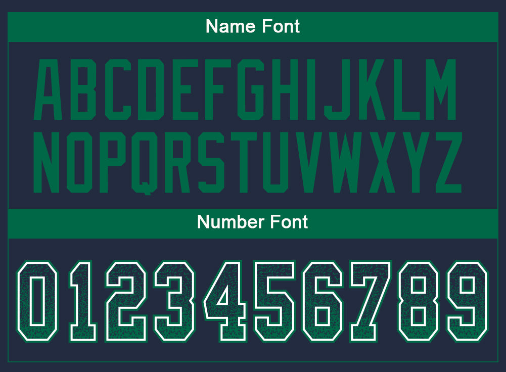 Custom Navy Kelly Green-White Drift Fashion Football Jersey